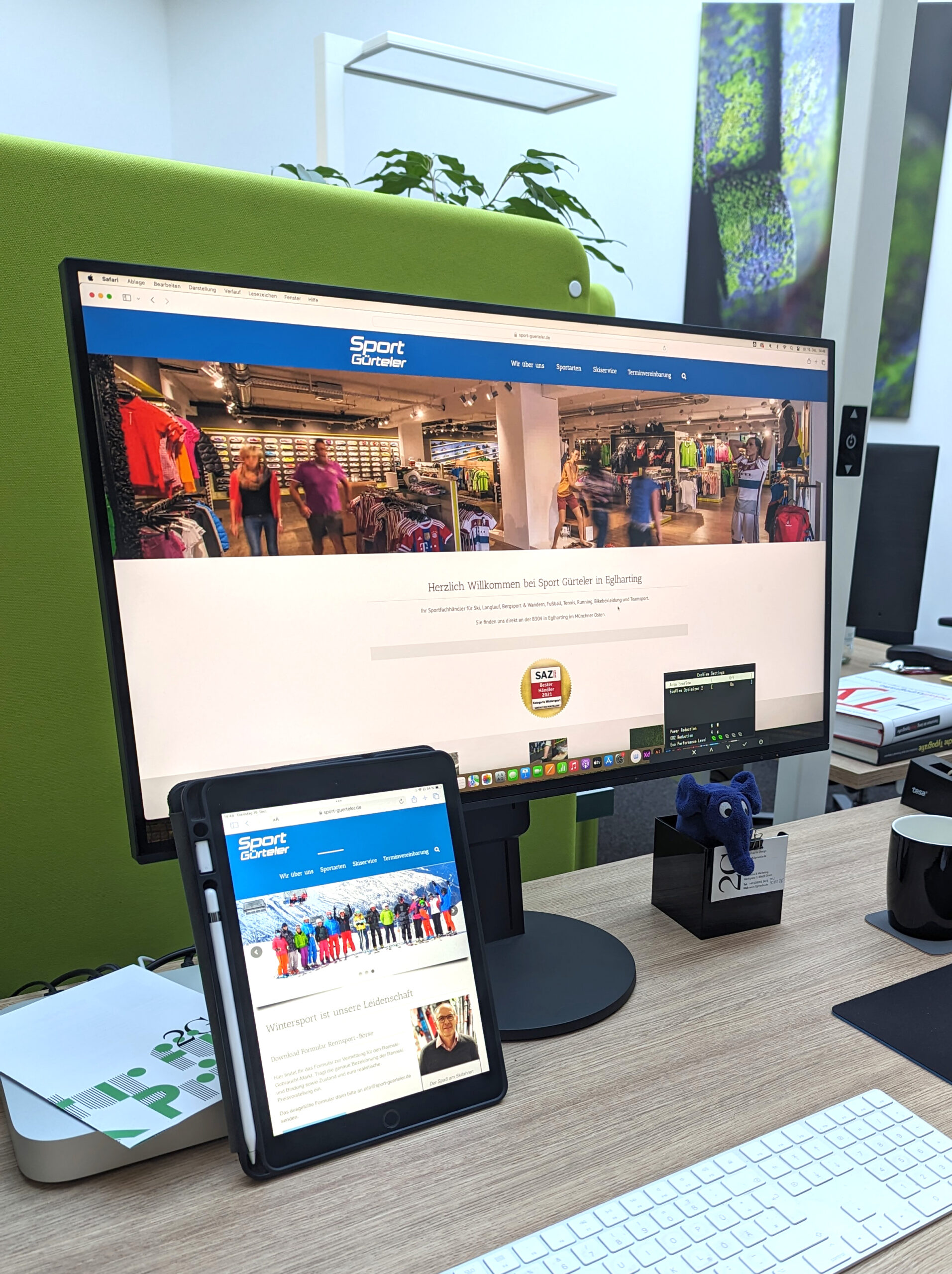 2G Media Responsive Shop Seite Sport Gürteler