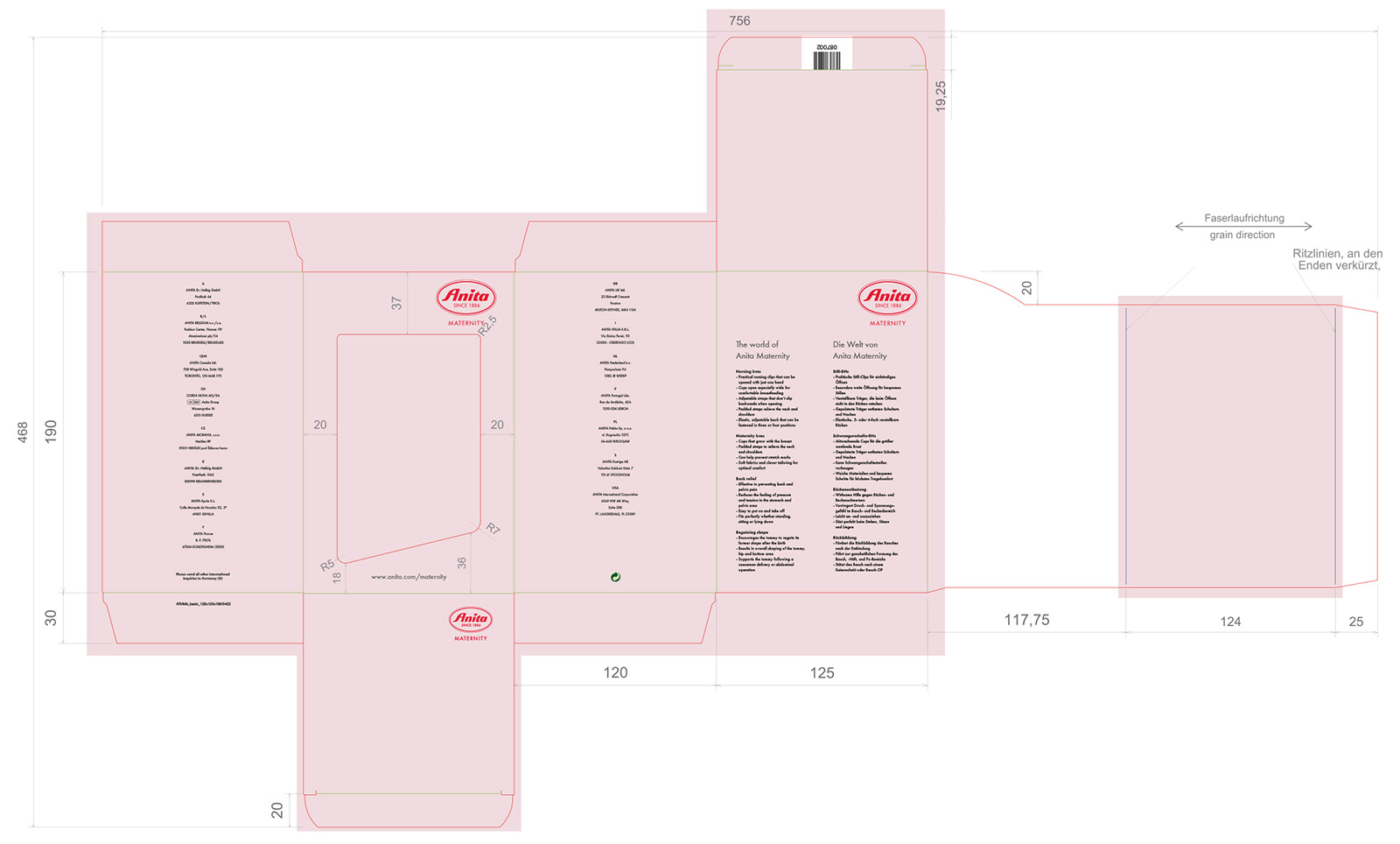 Werbeagentur Design Satzstudio Reinzeichnung Verpackungsdesign Stanze Faltschachtel Druckvorstufe Sprachsatz Tabellensatz Typografie Ebersberg 2G Media & Marketing Glonn